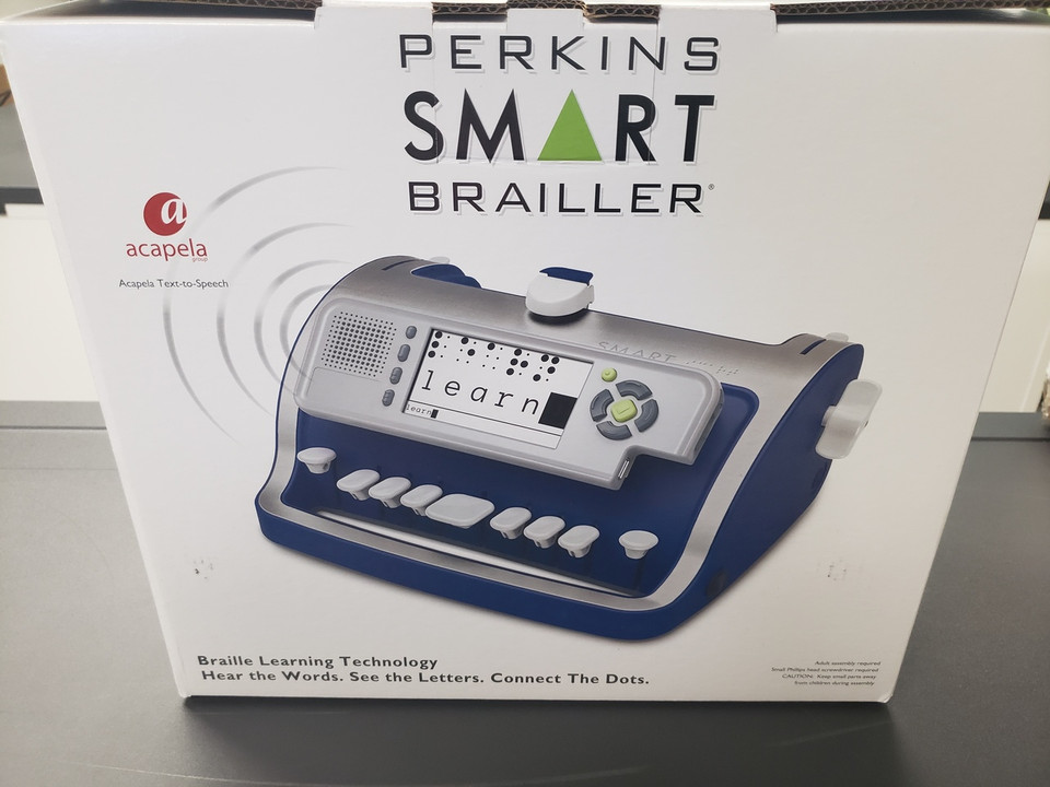 Brand New Perkins SMART Brailler Blindness, Braille Machine Technology