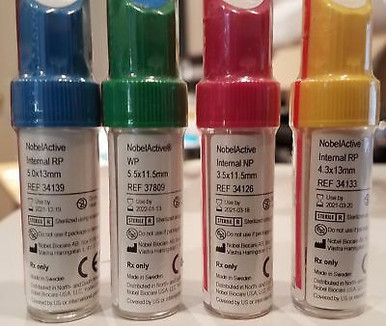 30Xnobel Biocare Nobelactive Dental Implant. New Sealed. No Abutments ...