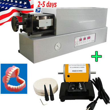 Dental Full-Automatic Denture Injection Machine+3000Rpm Buffing Machine ...