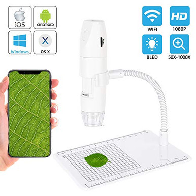 Wireless Digital Microscope USB Microscope 1080P 50X to 1000X ...