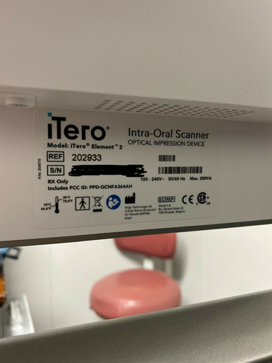 iTero Element 2 Digital Dentistry Intraoral Dental Scanner w/ Wheel ...