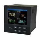 V0 Multifunctional 2 Channel Usb Paperless Recorder Temperature Flow ...