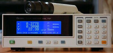Chroma 7121 Color Analyzer With Measuring Probe