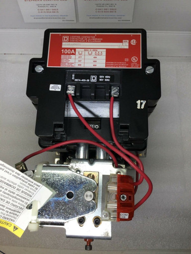 Square D Lighting Contactor 8903 S0011 600 V 100 Amp 120V Coil 8903S0011  Sq011
