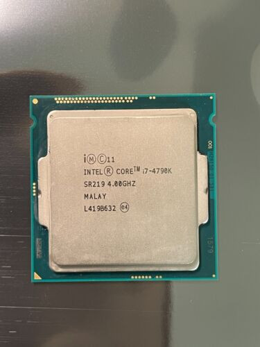 Intel Core I7-4790K 4.00 Ghz Quad-Core Lga1150 Sr219 Cpu Processor