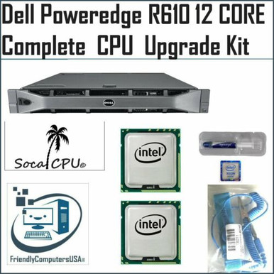 12 Core Dell Poweredge R610 Processor Upgrade Kit Up To 3.46Ghz X5690 ...