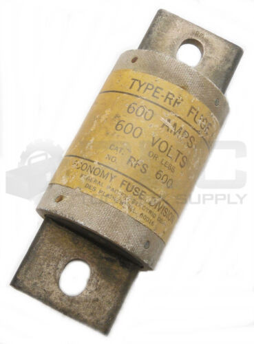 Economy Fuse Division Rfs 600 Fuse 600A 600V Rfs600 - SPW Industrial