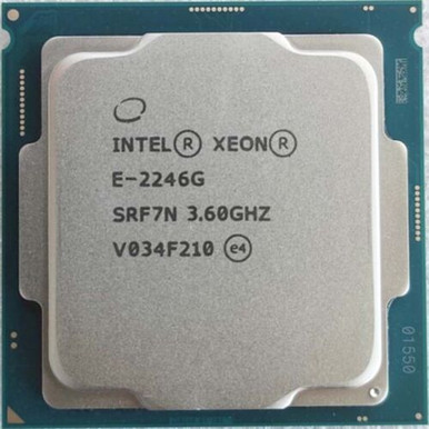 Intel Xeon E-2246G Srf7N 3.6-4.8Ghz 6 Cores Lga1151 Cpu Processor - SPW ...
