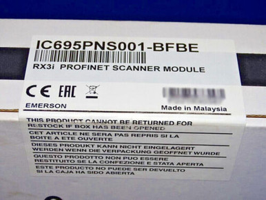 Profinet Scanner Factory Sealed Ge Ic695Pns001 Pac Systems Rx3I Profinet Scanner Module ...