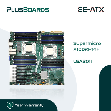 Supermicro X10DRH-iT Motherboard - Dual LGA2011-v3 For Xeon E5-2600 V3/v4, E-ATX, DDR4, Used & Tested 7 thumbnail image