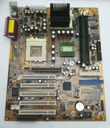 Acorp 6A815Ed Dual Socket 370 , Motherboard +Cpu +Ram - SPW Industrial