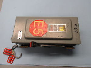 Square D 30 Amps 600 Volts Series Ei Square D Safety Switch Hu36Iawk ...