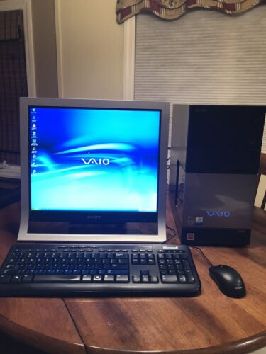 Sony Vaio Desktop Computer (Pcv-A41L) & Lcd Display (Sdm-Hs95P) W ...