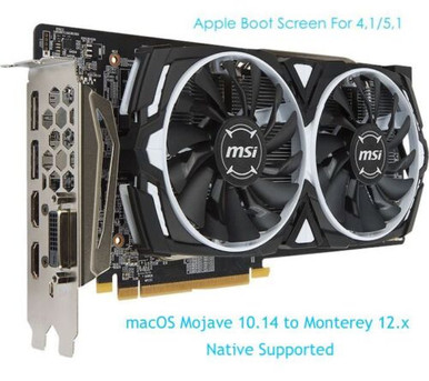 Amd Radeon Rx580 8Gb 4K Graphics Card For Apple Mac Pro 3,1-5,1 Macos ...