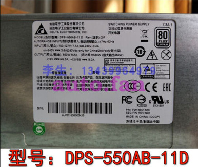 Server Netzteil Delta Electronics, DPS-750PB A 750 Watt