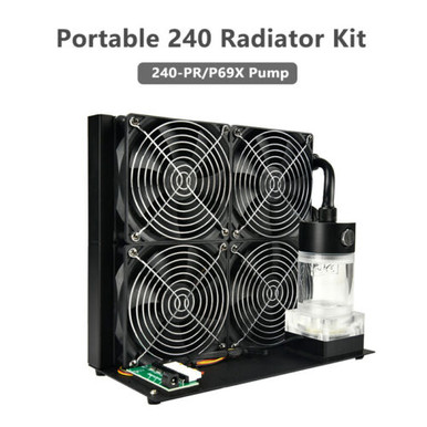240 Water Cooling Radiator Kit Notebook 3D Printer Liquid Cooling ...