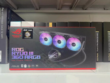 Asus Rog Ryuo Iii 360 Argb All-In-One Aio Liquid Cpu Cooler 360Mm ...