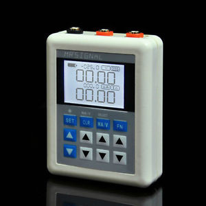 Current Loop Simulator Tester PLC Valve Calibration 4-20mA 0-10V output ...