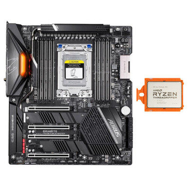 Thripper Amd Ryzen Thripper 3970X Cpu + Gigabyte Trx40 Aorus Master Motherboard ...