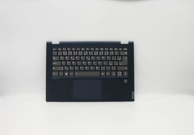 Poggiapolsi Con Touchpad E Tastiera Retroilluminata Nera Per Lenovo IdeaPad Flex-14IWL C340-14API - Foto 3