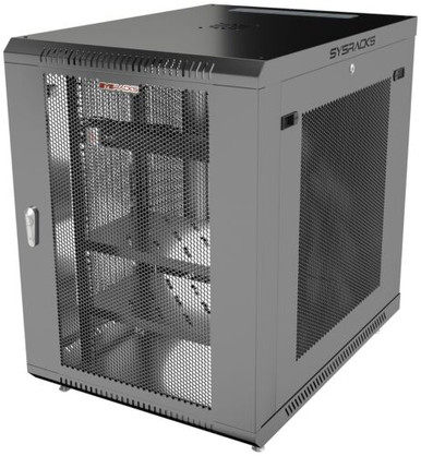 15U Server Rack Cabinet - 35'' (900 Mm) Deep - Sysracks Mesh Vented ...