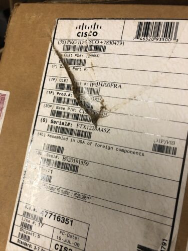 New Cisco Cisco3825 3825 Integrated Services Router