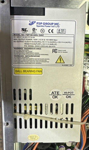 Caricabatteria Adattatore AC Per Cavo Alimentazione Sparkle Power FSP150-AAAN1 168W 4 Pin 24V 7A