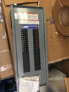 100 Amp Mlo Panel Interior New Square D 1 8 Volts 42 Circuit 3 Phase Spw Industrial