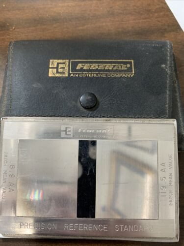 Shop Federal Precision Reference Standard Certified Roughness 119.5 Aa ...