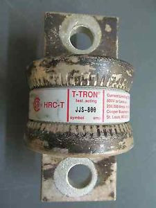 JJS-35 - Eaton Bussmann 35A 600V Class T Current-Limiting Fuse, Ferrule End x Fe