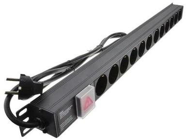 Rack Schuko Spina Pdu, 12-Speed, Vertically Mounted, 16A Pdu-12Ws-V-Sch ...