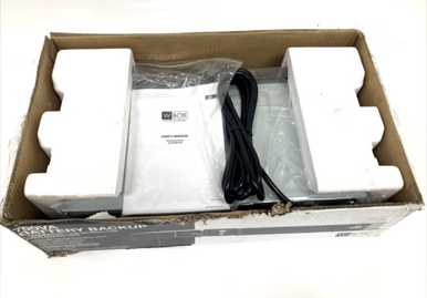 Wbox 0E-Rckmt700 700Va 400W Line Interactive Ups Battery Back Up Black ...