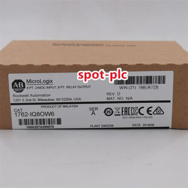 Modulo Allen Bradley MicroLogix 1762-IQ8OW6/A Combinato Ingresso/Uscita NUOVO Sigillato