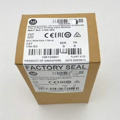 Modulo Di Ingresso Analogico PLC Allen Bradley 1794-IE8 /B, 8 Punti, Serie Flex, Nuovo