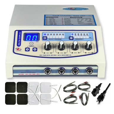 New 4 Channel Tens Unit Electrotherapy Machine Physical Therapy Machine