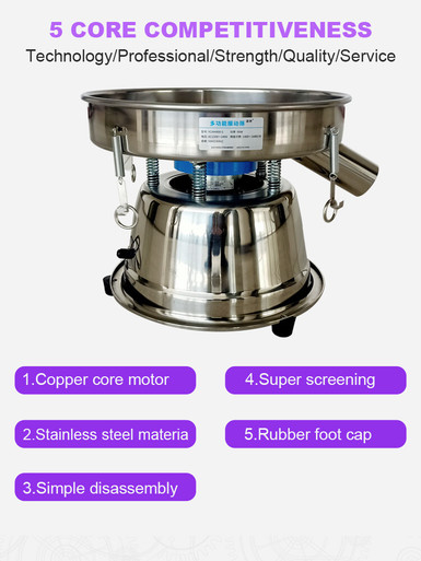 Microblend Machine Screen New Electric Vibrating Sieve Machine Screen Powder Machine Micro Screening