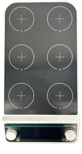 New Multi Position Magnetic Stirrer with 6 Position Range 50-1500RPM