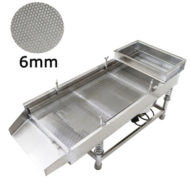 New 6mm Screen Single Layer Commercial Stainless Steel Linear Vibrating
