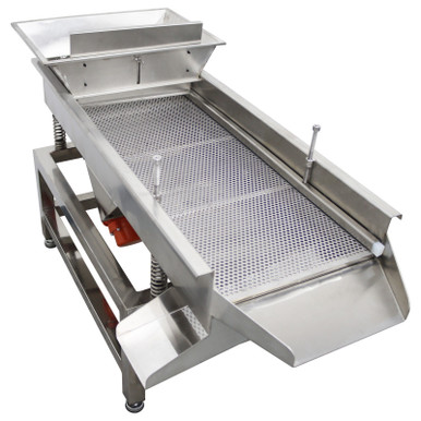 Sifter Screen Rack New 110V 6mm Sieving Linear Vibrating Screen Powered Stainless Sifter