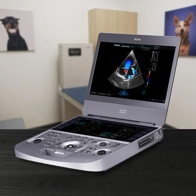 New Edan Acclarix AX9 Vet Ultrasound for Veterinary Exams on Animals w.