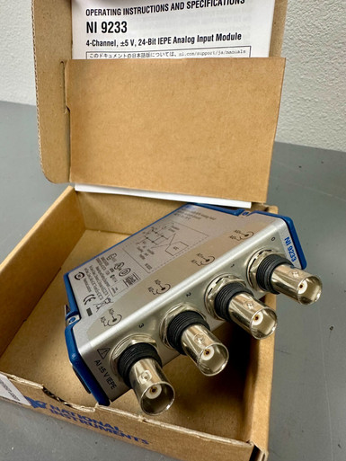 National Instruments Ni 9233 Cdaq Iepe Sound And Vibration Input Module