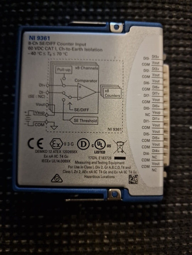 National Instruments Ni-9361 8 Ch Se/Diff Counter Input Module