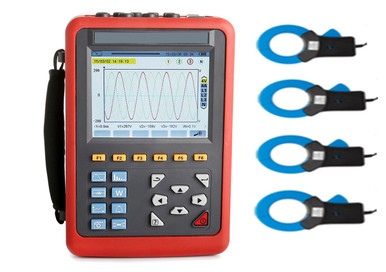 New Three Phase Power Quality Analyzer Meter Tester Clamp Current Sensor