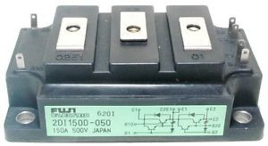 Di Brutto Modulo IGBT FUJI 2DI150D-050 Usato - 150A, 500V, Per PLC, Origine Giappone, Funzionante Dragon Ball Ichiban Kuji