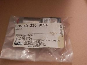 UNITED ELECTRIC CONTROLS - J40-230-9624 - SKELETON VACUUM SWITCH - SPW ...