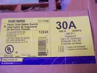 Square D H361NRB Interruttore Di Sicurezza Con Fusibile 30A Pesante 3 Poli 4 Fili
