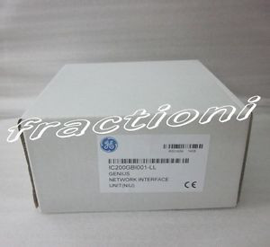 GE PLC Remote I/O Genius Network Interface Module IC200GBI001 New In Box