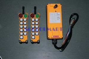 380V HS-10S 2 Transmitters Single Hoist Crane Radio Remote Control System