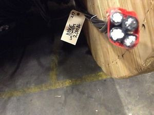 100 Aluminum URD Dyke 2-2-2-4 Cable Direct Burial Quadruplex Secondary Wire by General Cable