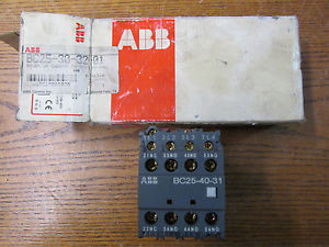 Buy - NEW NOS ABB BC25-30-32-01 Contactor BC25 3P 24VDC 3 N.O. 2 N.C ...